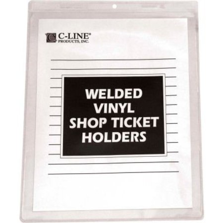 C-LINE PRODUCTS C-Line Products Vinyl Shop Ticket Holder, Both Sides Clear, 8 1/2 x 11, 50/BX 80911